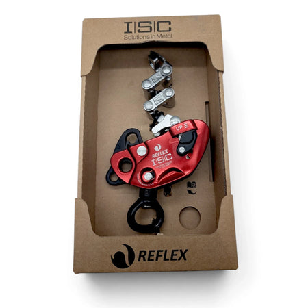 ISC Reflex Mechanical Hitch shown in retail packaging box