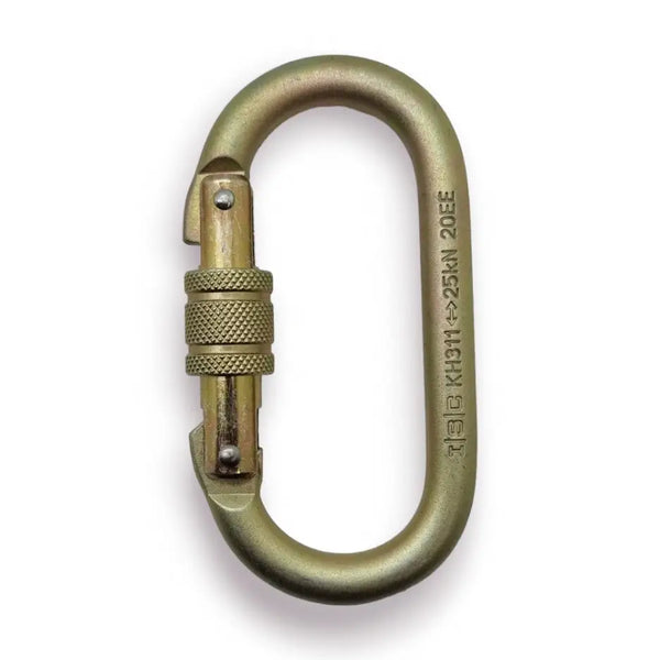 ISC Steel Oval Carabiner - Screwgate - Skyland Equipment Ltd