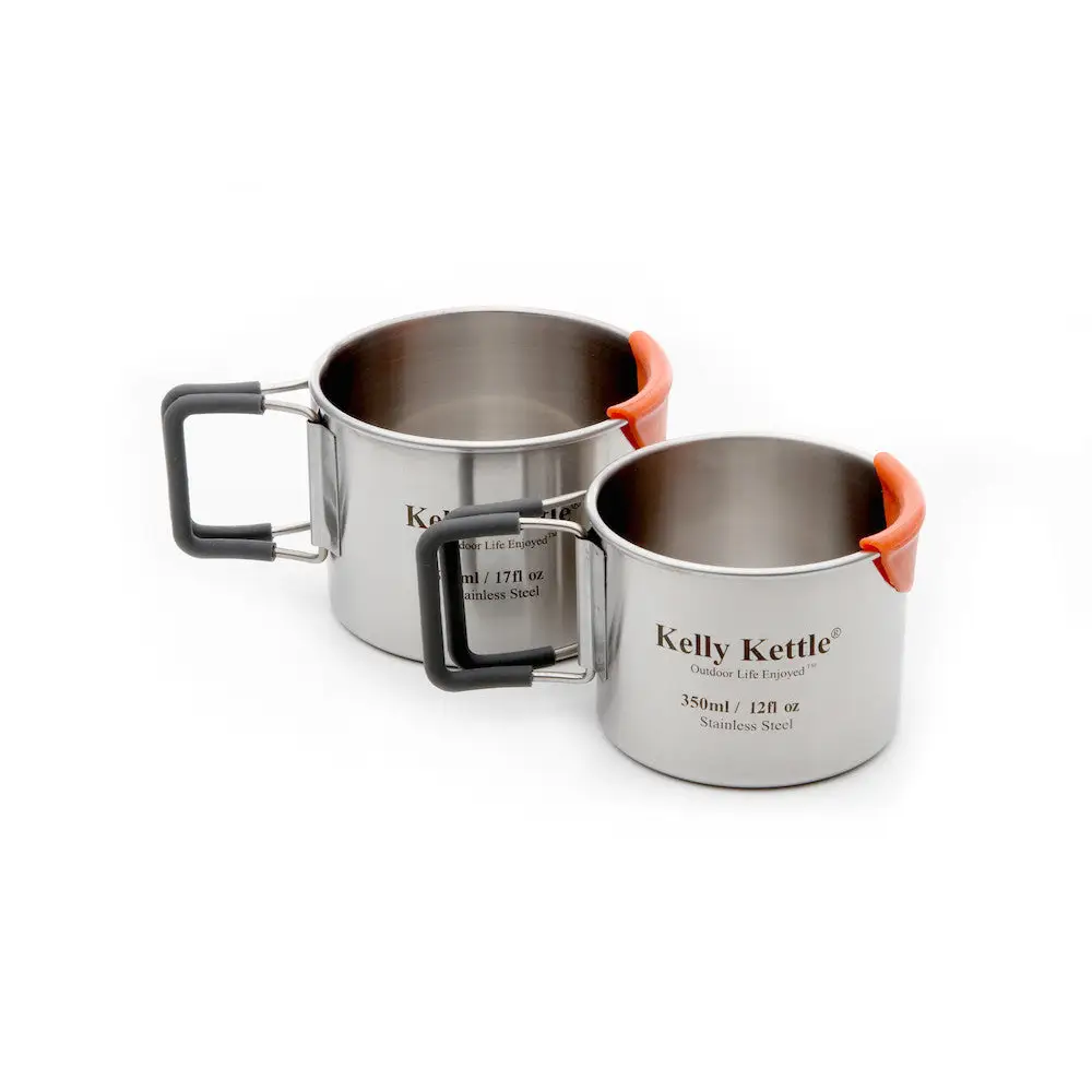 Kelly Kettle Camping Cup Set (350 & 500ml) - Skyland Equipment Ltd