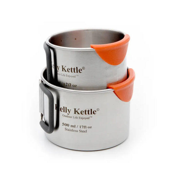 Kelly Kettle Camping Cup Set (350 & 500ml) - Skyland Equipment Ltd