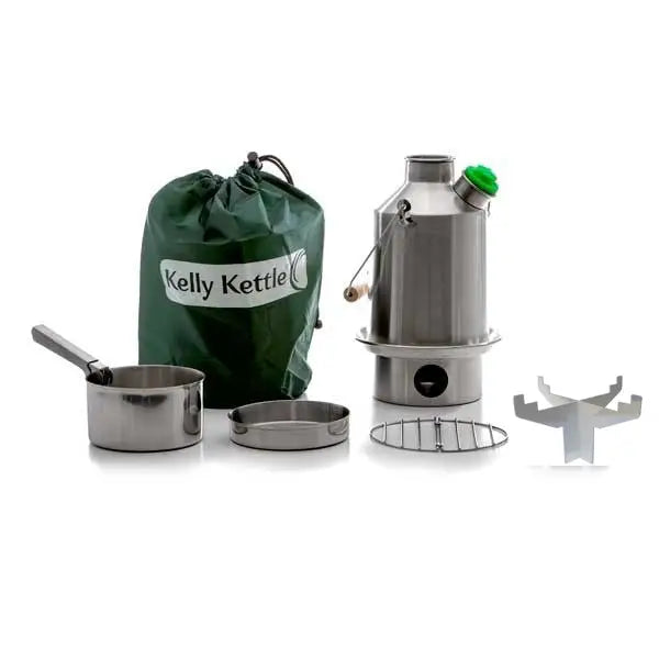 Kelly Kettle Stainless Steel - Full Kits - Skyland Equipment Ltd