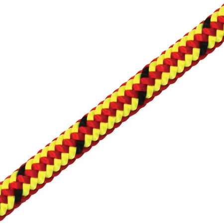 Marlow Gecko Red/Yellow Spliced Rope - 13mm - Skyland Equipment Ltd