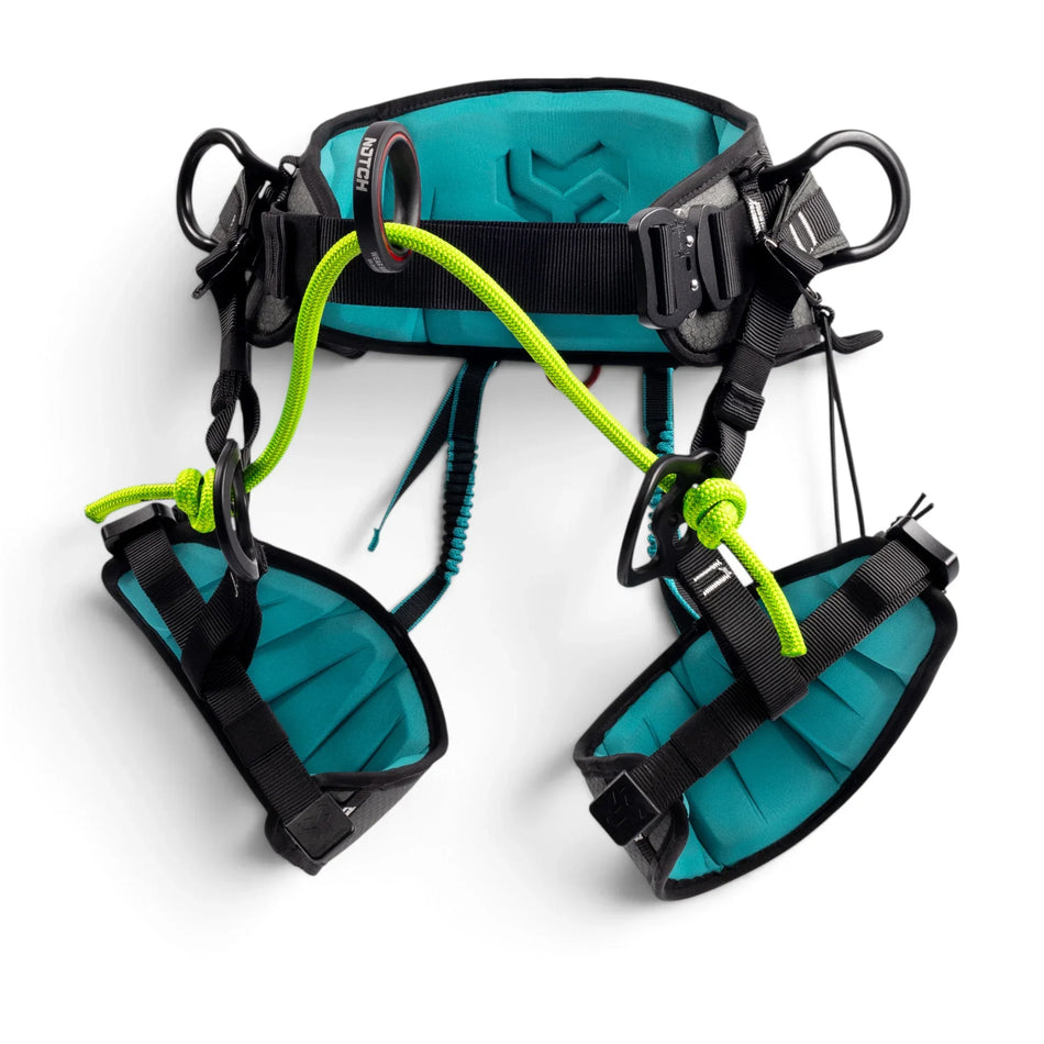Notch Catalyst climbing harness front view

