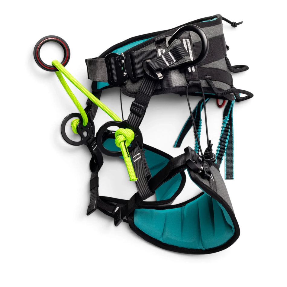 Notch Catalyst climbing harness left-side view
