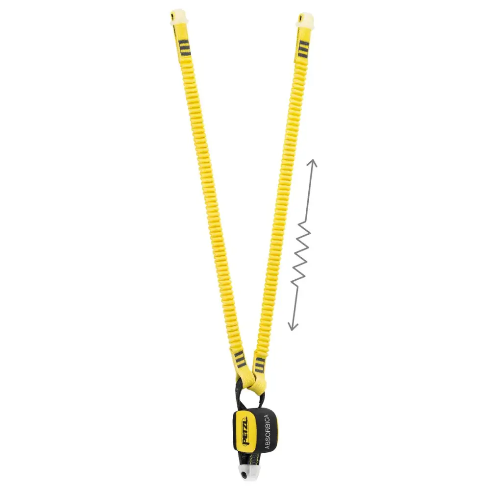 Petzl Absorbica Y Lanyard - European Version - Rope Access Accessory