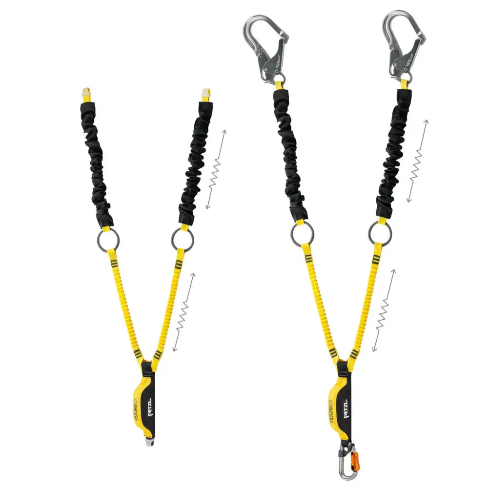 Petzl Absorbica-Y lanyard Tie-Back - Skyland Equipment Ltd