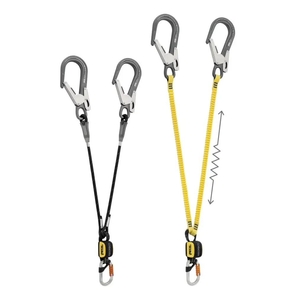 Petzl Absorbica-Y MGO Connectors - European - Lanyard