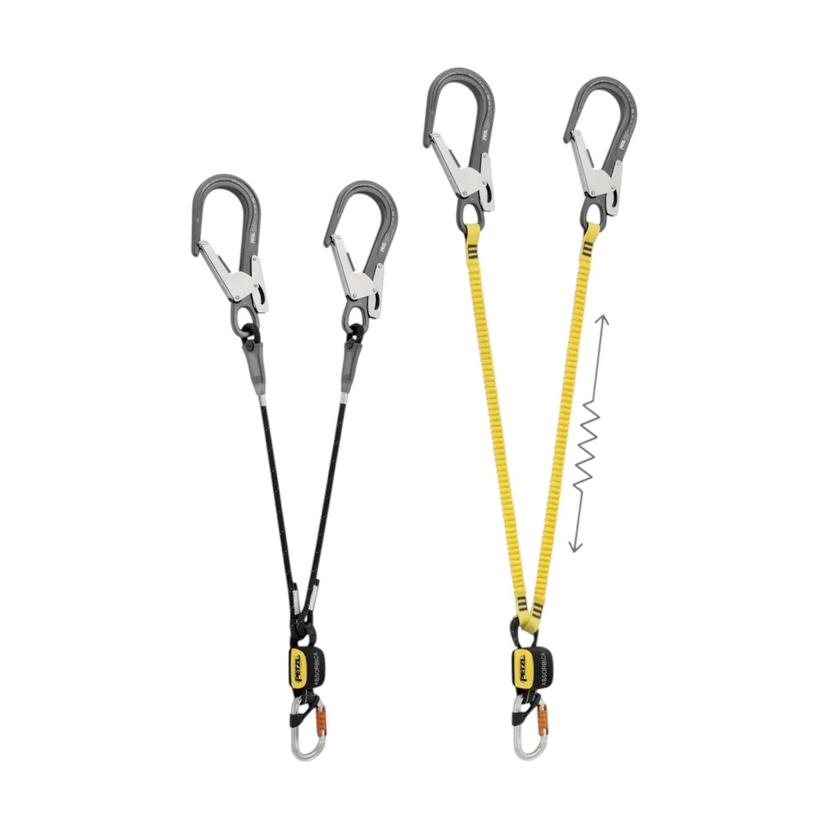 Petzl Absorbica-Y MGO Connectors - European - Rope Access Accessory