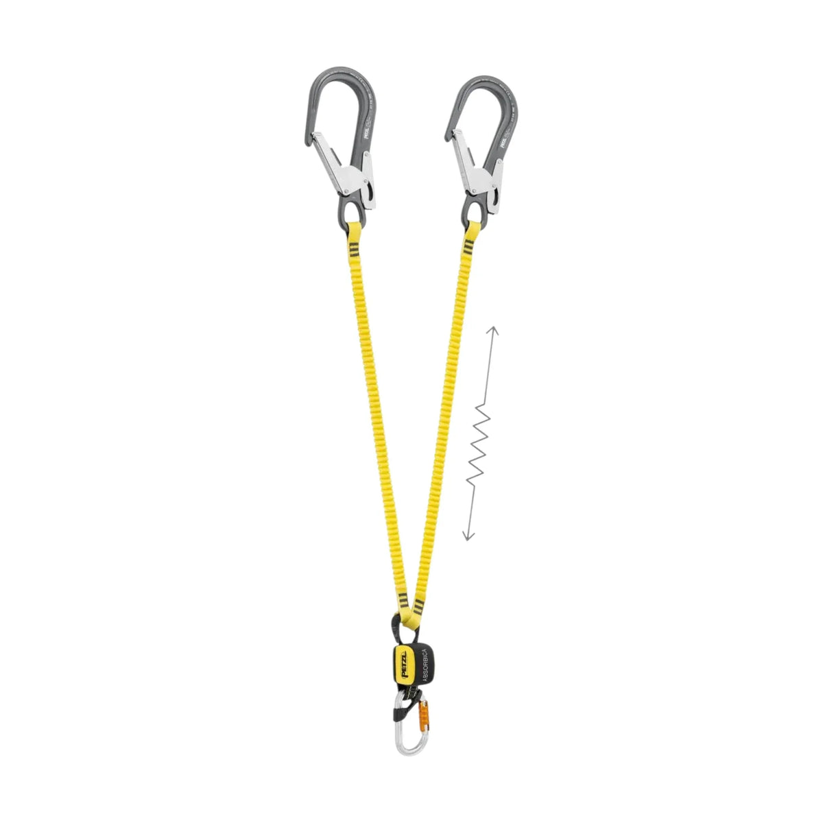 Petzl Absorbica-Y MGO Connectors - European - Rope Access Accessory