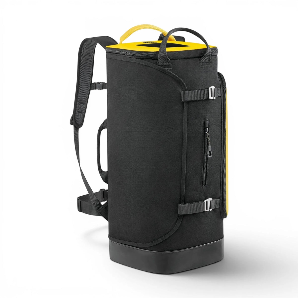 Skyland Equipment Ltd Petzl Expert 40 black and yellow durable TPU equipment backpack with padded straps