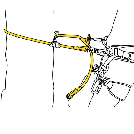 Petzl Microflip Wirecore Lanyard - Skyland Equipment Ltd