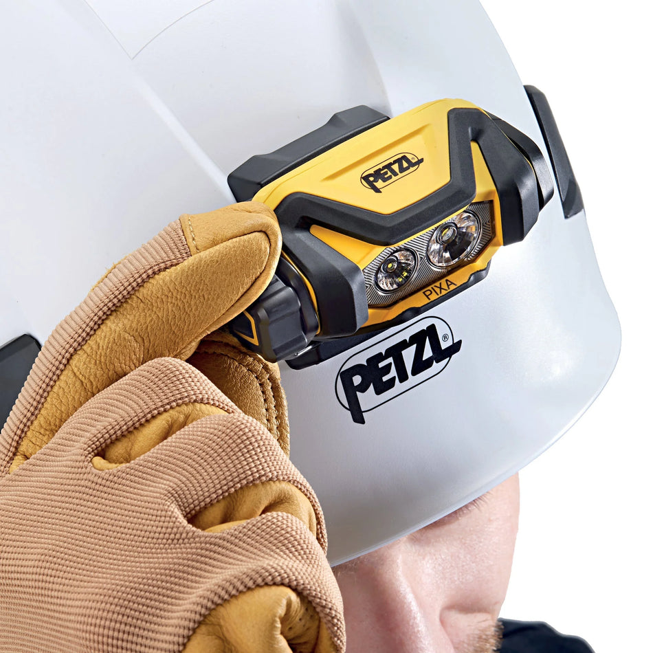Petzl PIXA R Headlamp Rechargeable - Helmet & Accessory