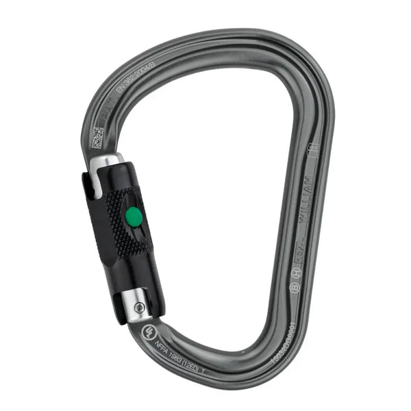 Petzl William Ball Lock Carabiner - 3 Way - Skyland Equipment Ltd