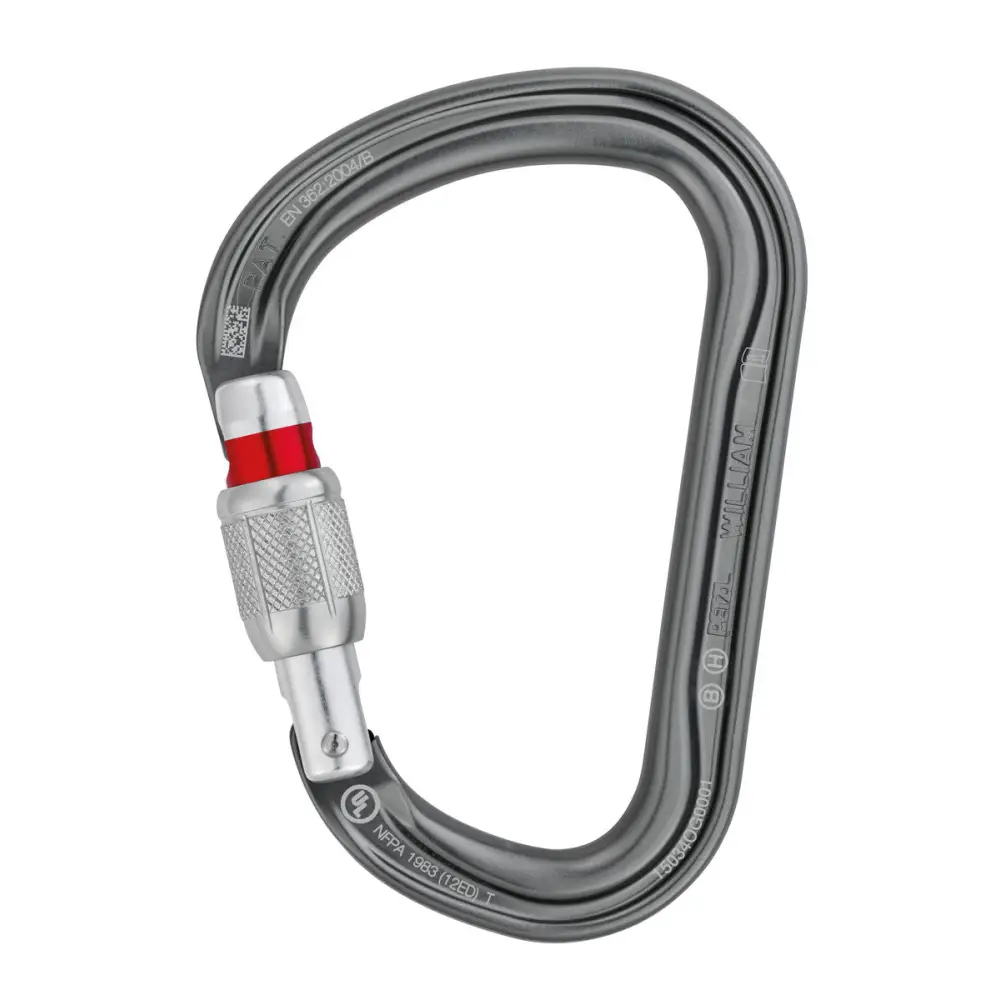 Petzl William Carabiner - Screwgate - Carabiner