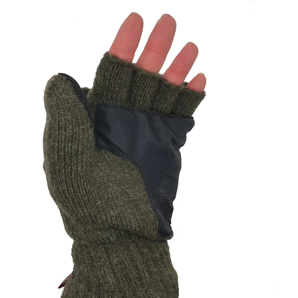 Pfanner Wool Felt Gloves - Olive - Skyland Equipment Ltd