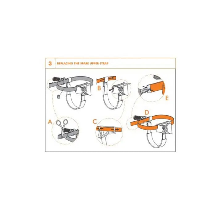 Quick Step Strap Heel Replacement Kit - Ascender