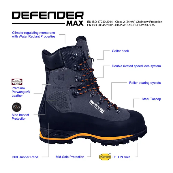 STEIN Defender MAX Chainsaw Boots - Chainsaw Boots