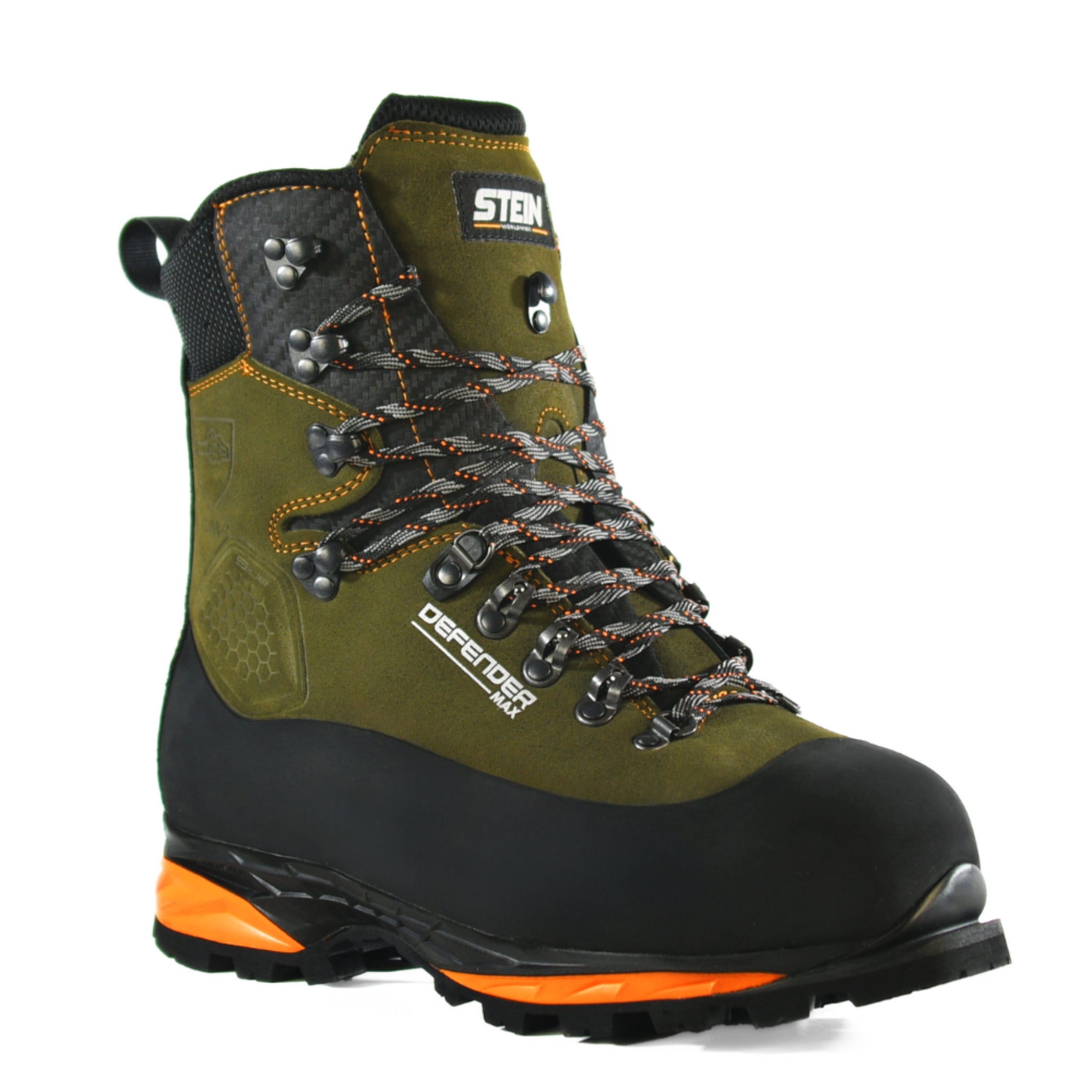 STEIN Defender MAX V2 Chainsaw Boots - Olive - Footwear