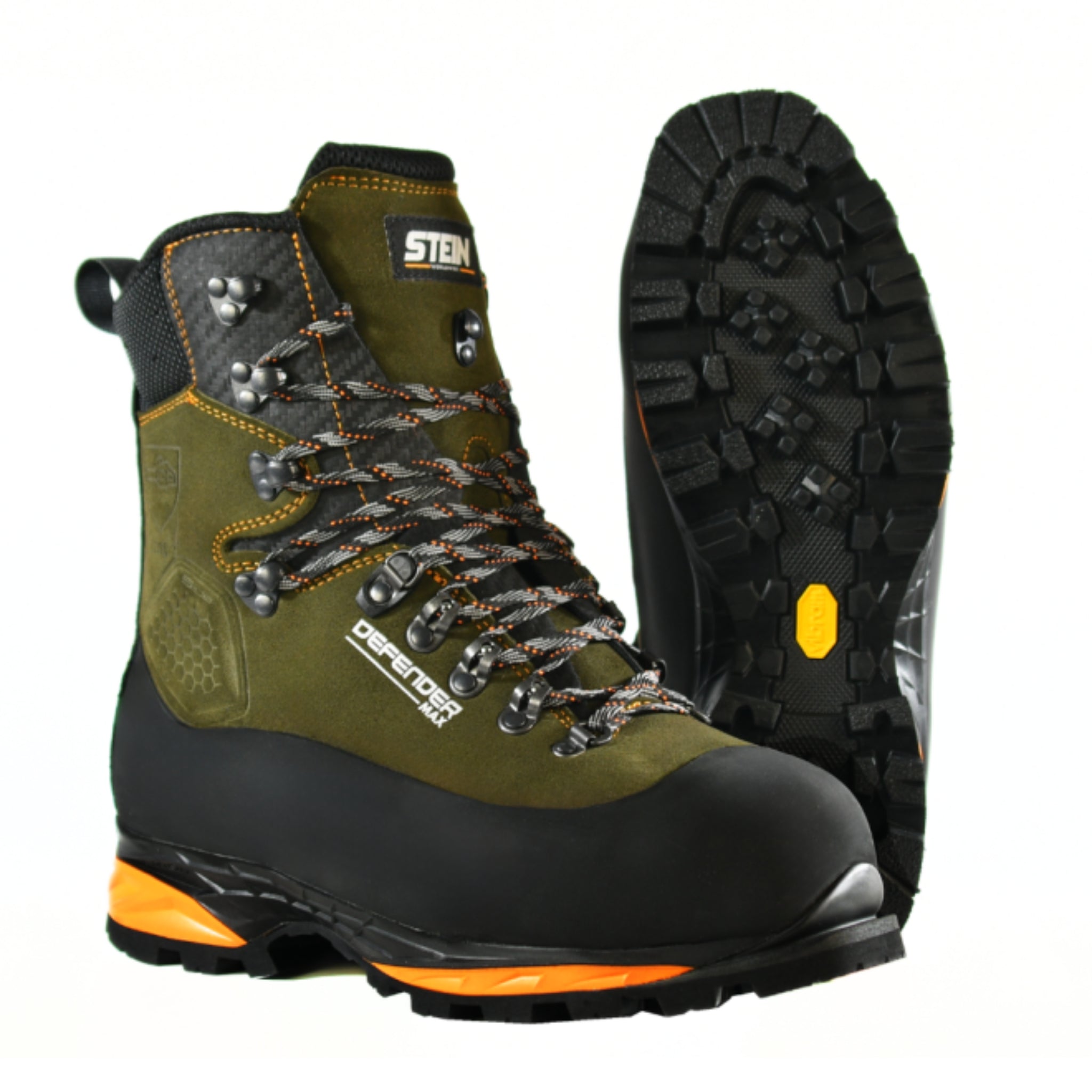 STEIN Defender MAX V2 Chainsaw Boots - Olive - Footwear