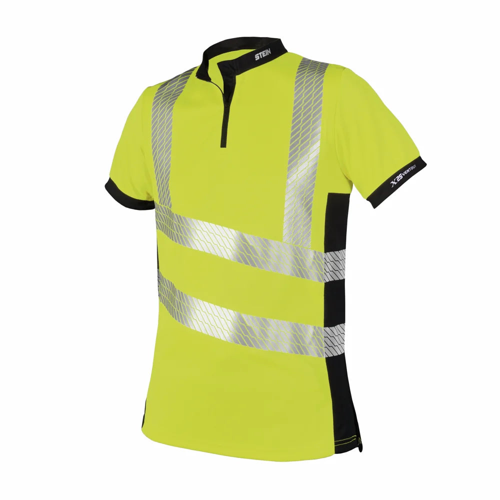 STEIN X25 VENTOUT yellow hi-vis short-sleeve T-shirt

