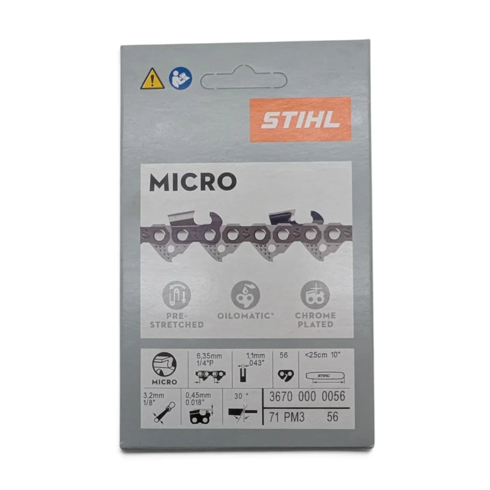 Stihl Chain Picco Micro 3 (PM3) - 1/4’’ P 1.1 mm - Consumable