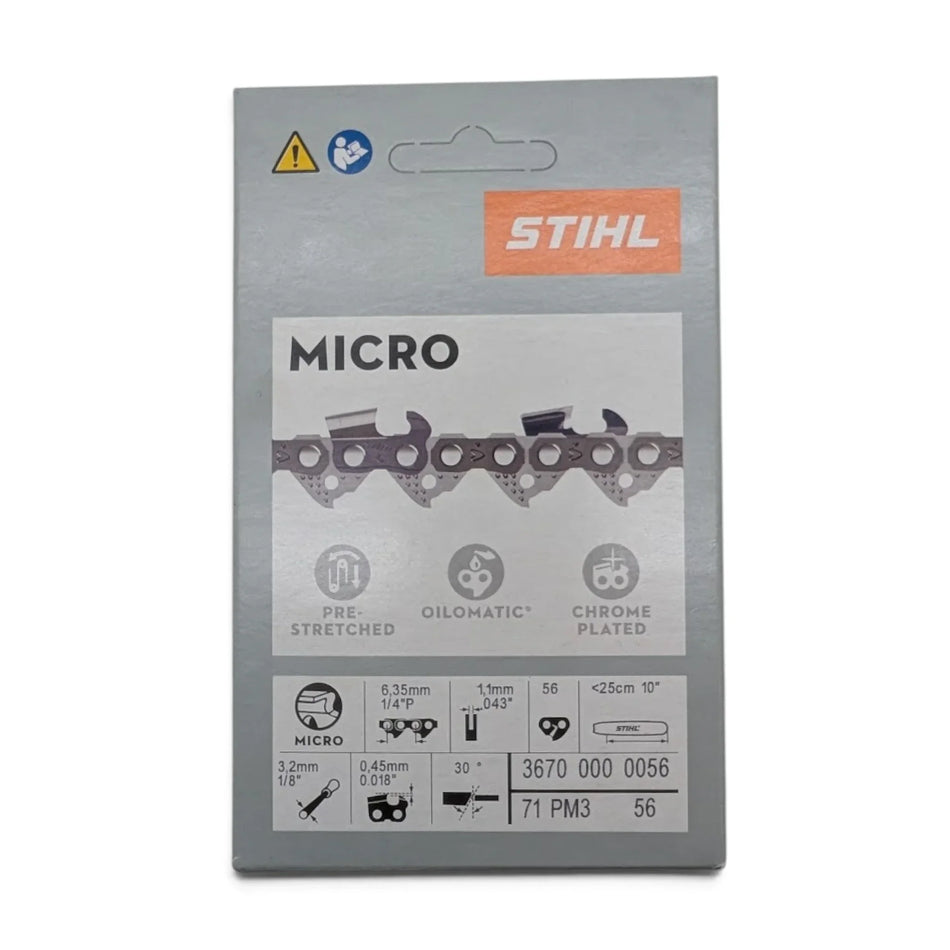 Stihl Chain Picco Micro 3 (PM3) - 1/4’’ P 1.1 mm - Consumable