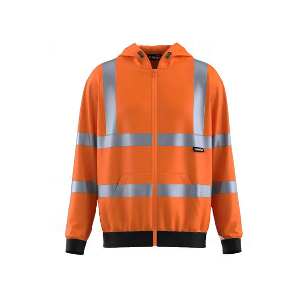 Traega Hi-Viz Zip Front Hoodie - Clothing