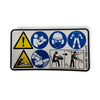 Warning Label - Stihl 0000 967 7280 - Skyland Equipment Ltd