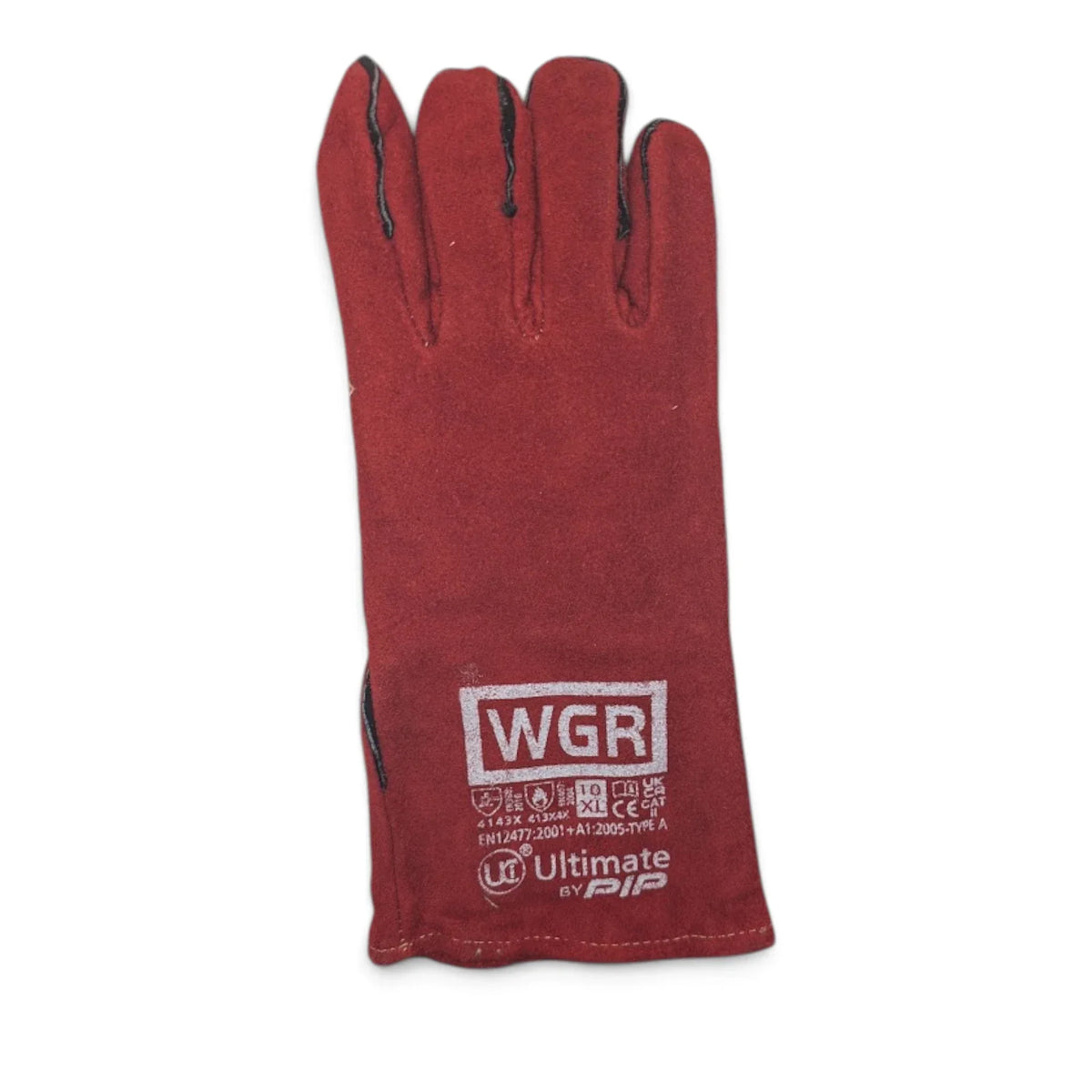 WGR Red Ground Work Gauntlets - Gloves