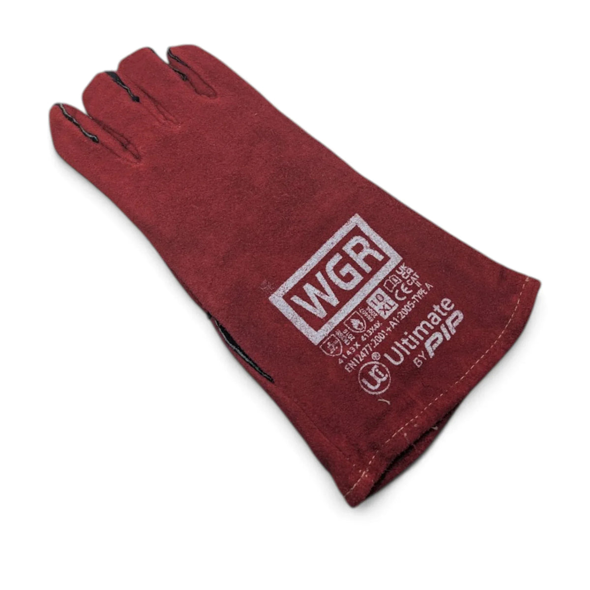 WGR Red Ground Work Gauntlets - Gloves