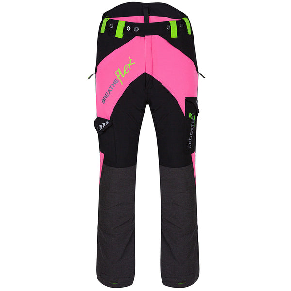 Arbortec Breatheflex Chainsaw Trousers Pink - Type A - Skyland Equipment Ltd