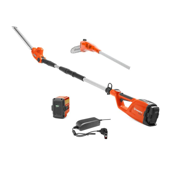 Husqvarna 120iTK4-PH+PK Polesaw and Hedge Trimmer with battery and charger - Skyland Equipment Ltd