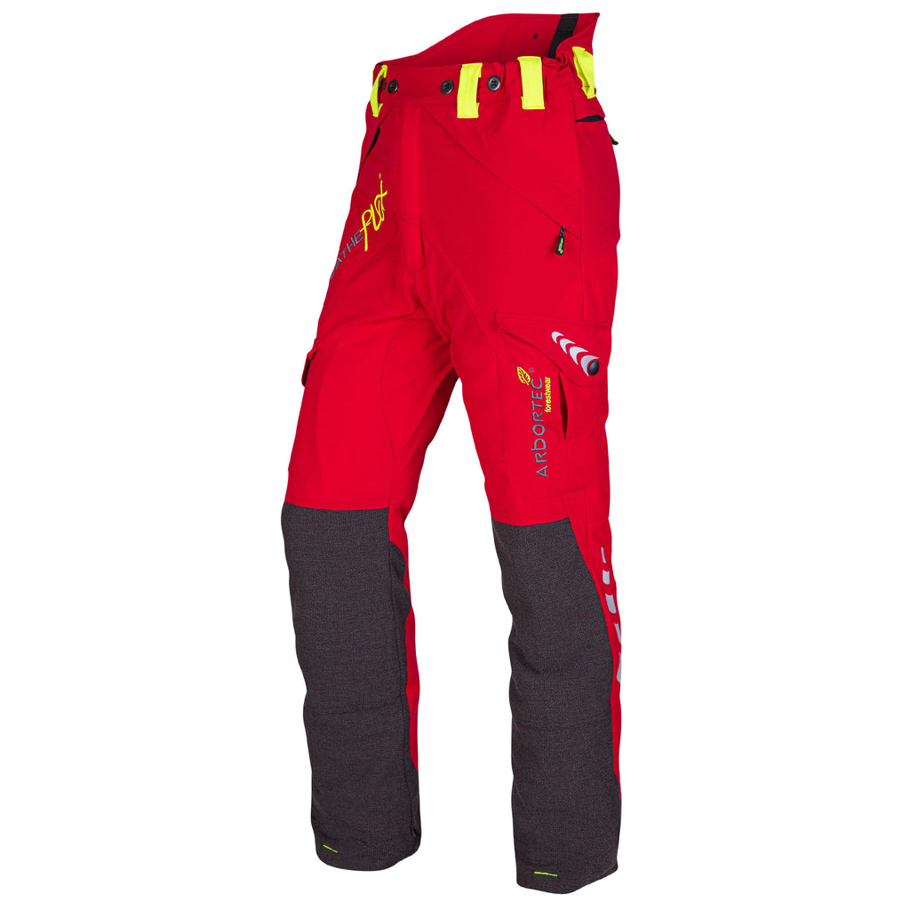 Arbortec Breatheflex Chainsaw Trousers Red - Type C - Skyland Equipment Ltd