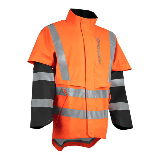 Husqvarna Rain Jacket Protect Hi-Viz - Functional - Skyland Equipment Ltd