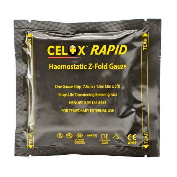 Celox Rapid Z-Fold Gauze - Skyland Equipment Ltd