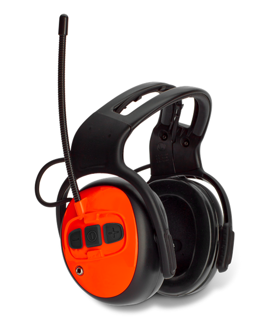 Husqvarna Hearing Protection with FM/ MP3 Player - Headband - Skyland Equipment Ltd