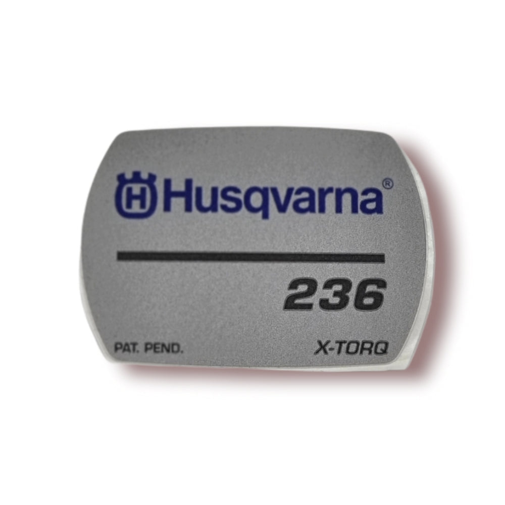 Husqvarna 236 Decal - Skyland Equipment Ltd