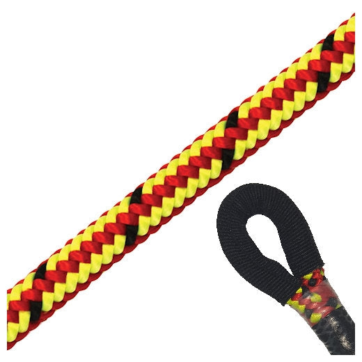 Marlow Gecko Red/Yellow Spliced Rope - 13mm - Skyland Equipment Ltd