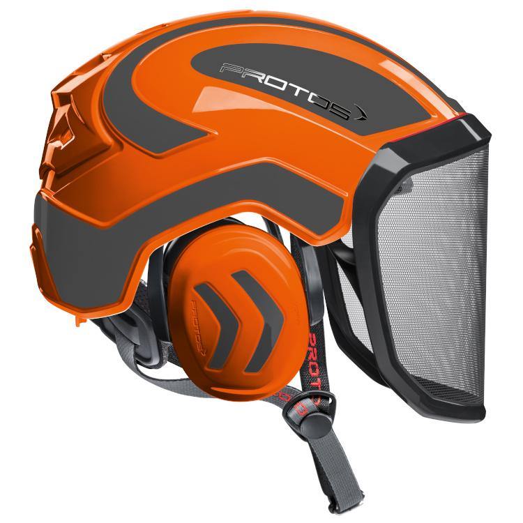 Protos Arborist Integral Helmet - Orange/Grey (V) - Skyland Equipment Ltd