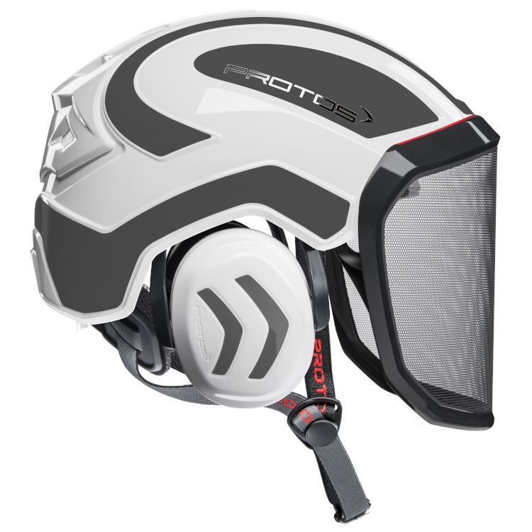 Protos Arborist Integral Helmet - White / Grey - Skyland Equipment Ltd