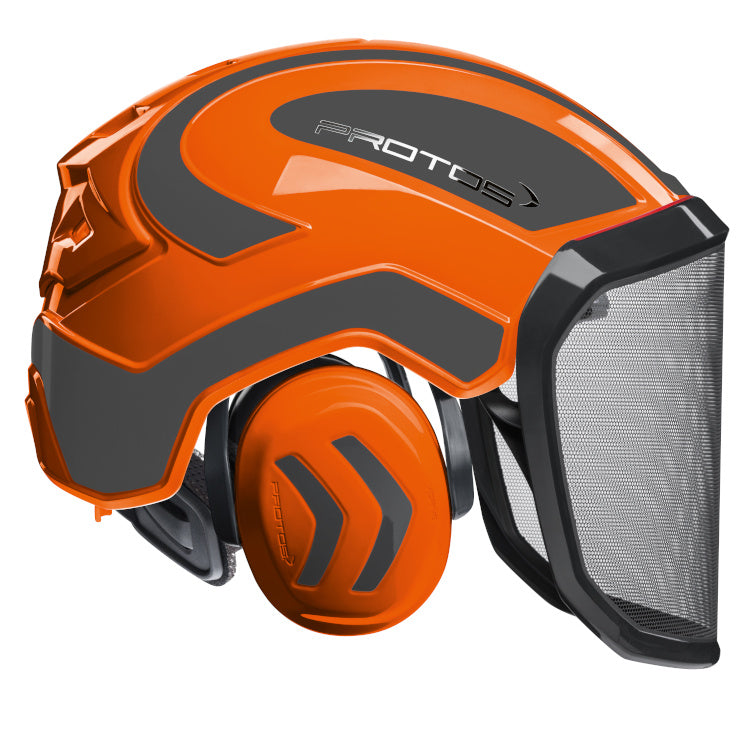 Protos Forest Helmet - Orange/Grey - Skyland Equipment Ltd