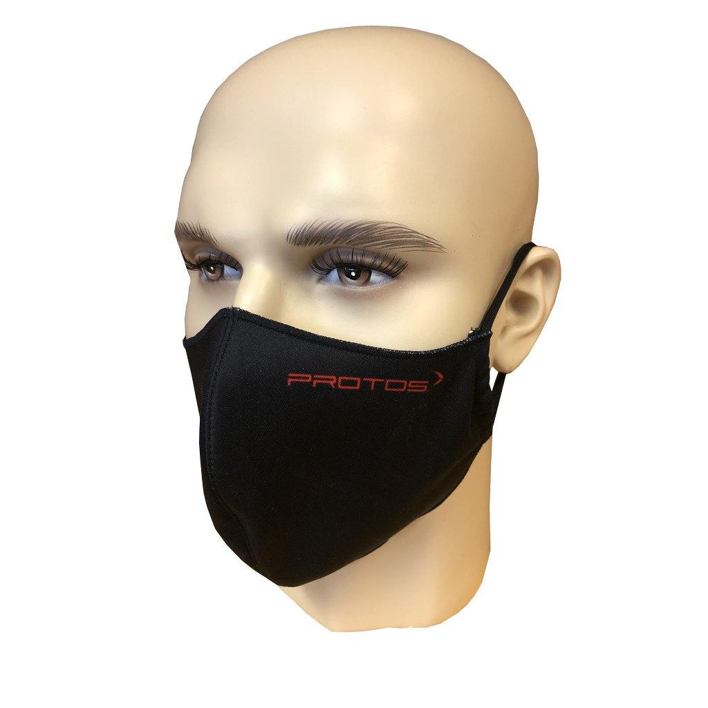 Pfanner Protos Reversible Face Mask - Black - Skyland Equipment Ltd