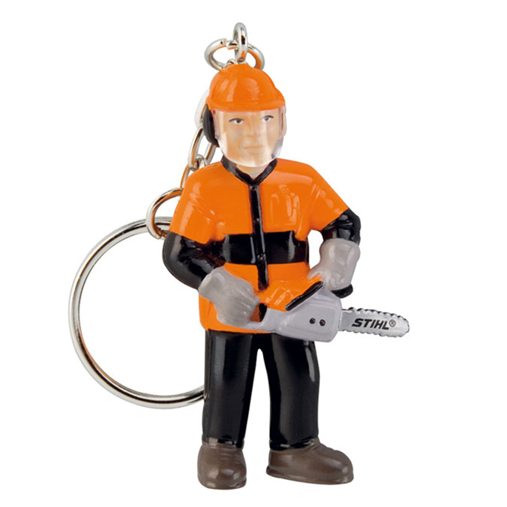 Stihl Forestry Worker Key Ring - Orange Visor - Skyland Equipment Ltd