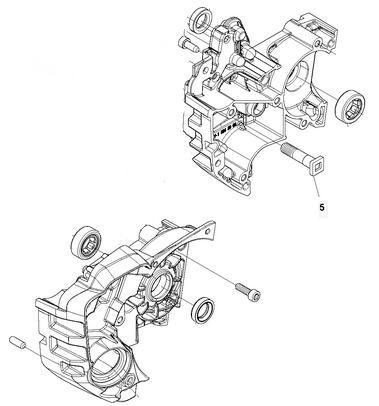 Crankcase Assembly - Husqvarna T540XP - Skyland Equipment Ltd